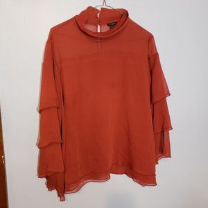 Ann Taylor Factory Maroon Blouse - XL
